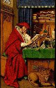 Jan Van Eyck Saint Jerome in His Study oil painting reproduction